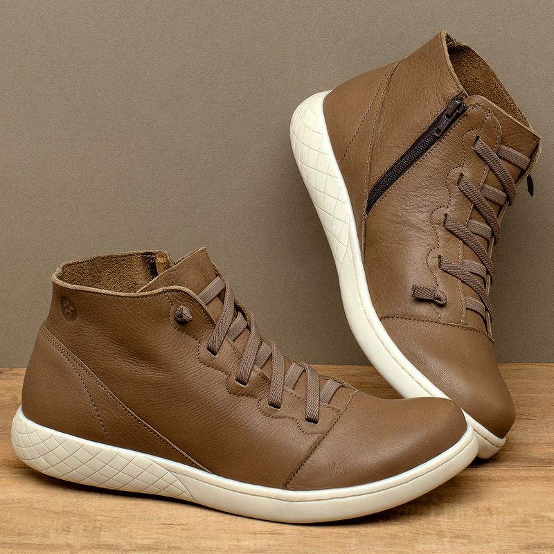 Laranja_Lima_Shoes_Sapatos_Femininos___Tenis___Cano_Alto_em_Couro_Caramelo_-_Codigo_-_148082_3