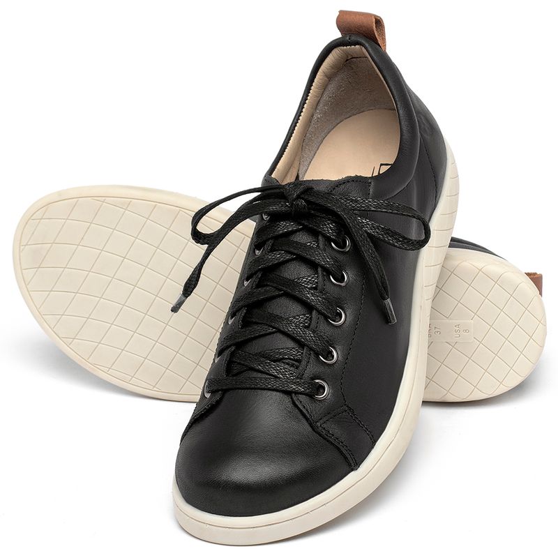 Laranja_Lima_Shoes_Sapatos_Femininos___Tenis___Cano_Baixo_em_Couro_Preto_-_Codigo_-_148083_2