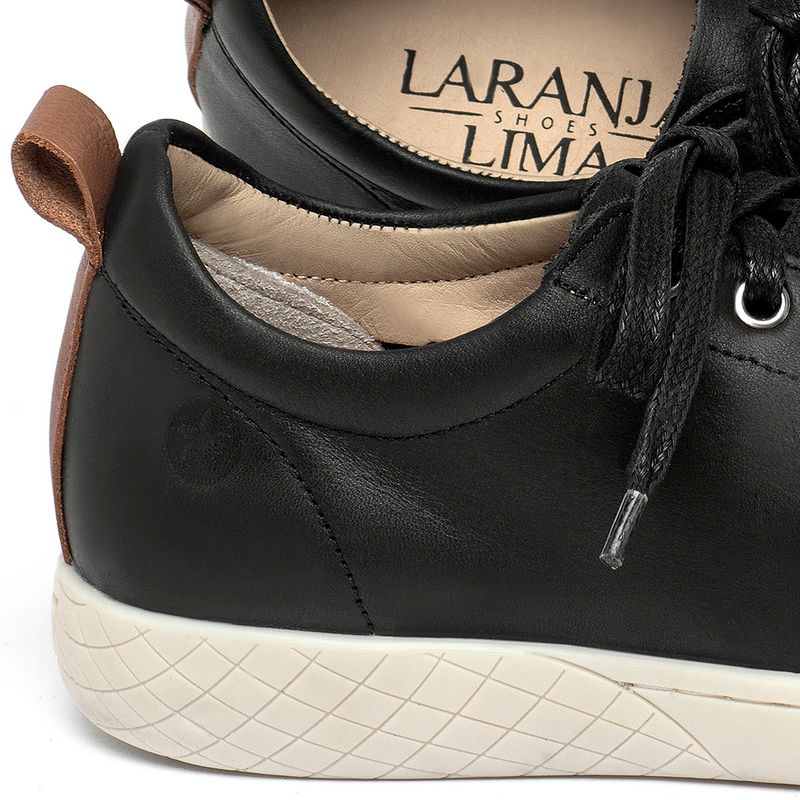 Laranja_Lima_Shoes_Sapatos_Femininos___Tenis___Cano_Baixo_em_Couro_Preto_-_Codigo_-_148083_5