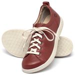 Laranja_Lima_Shoes_Sapatos_Femininos___Tenis___Cano_Baixo_em_Couro_Vermelho_-_Codigo_-_148083_2
