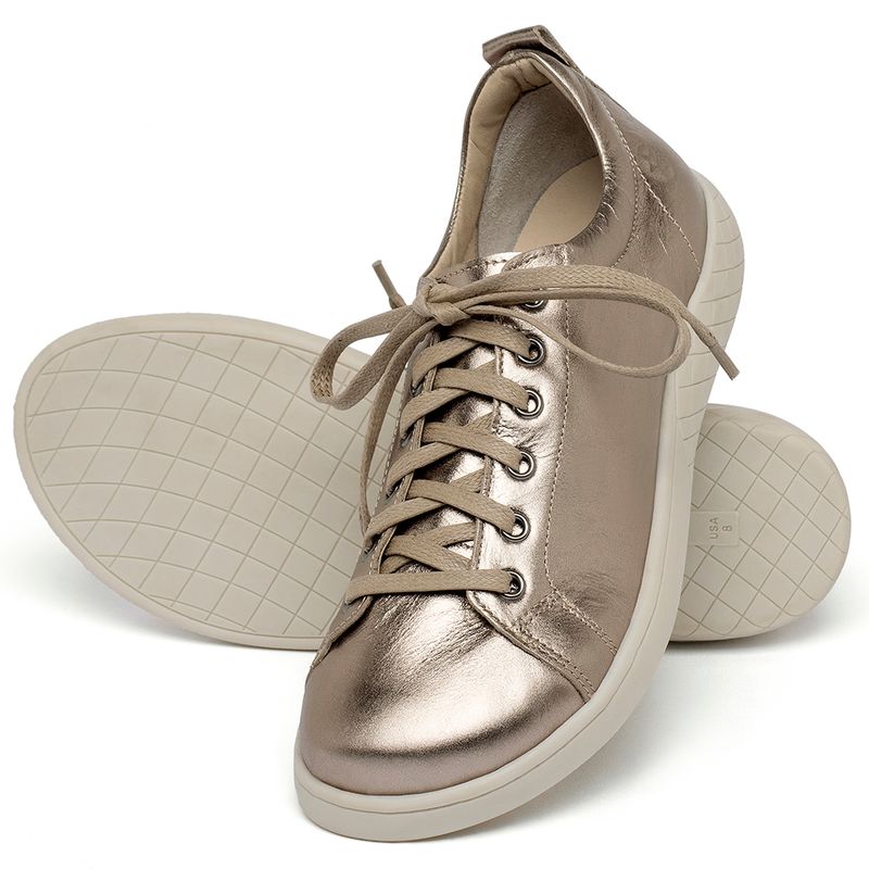 Laranja_Lima_Shoes_Sapatos_Femininos___Tenis___Cano_Baixo_em_Couro_Metalizado_-_Codigo_-_148083_2