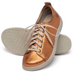 Laranja_Lima_Shoes_Sapatos_Femininos___Tenis___Cano_Baixo_em_Couro_Metalizado_-_Codigo_-_148083_2