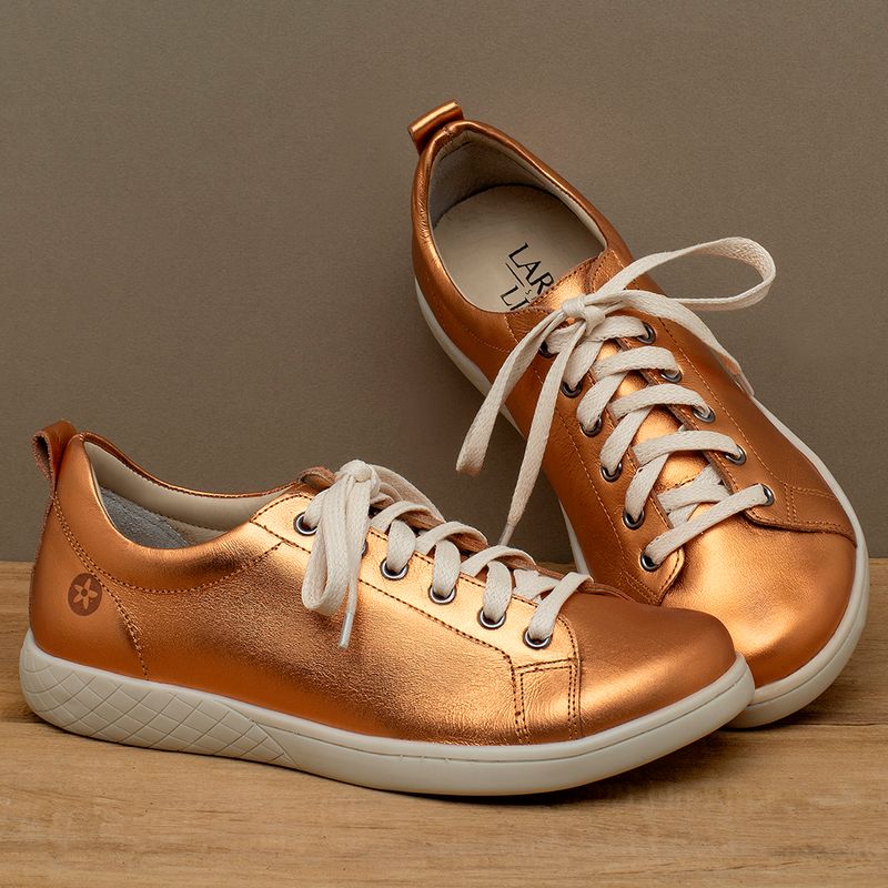 Laranja_Lima_Shoes_Sapatos_Femininos___Tenis___Cano_Baixo_em_Couro_Metalizado_-_Codigo_-_148083_3