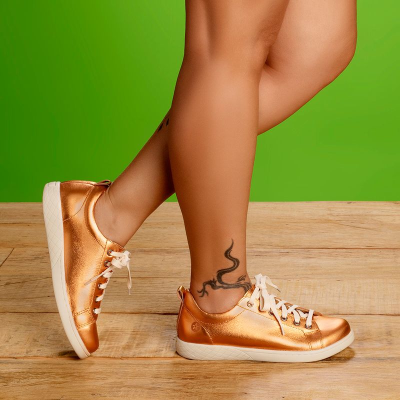 Laranja_Lima_Shoes_Sapatos_Femininos___Tenis___Cano_Baixo_em_Couro_Metalizado_-_Codigo_-_148083_8