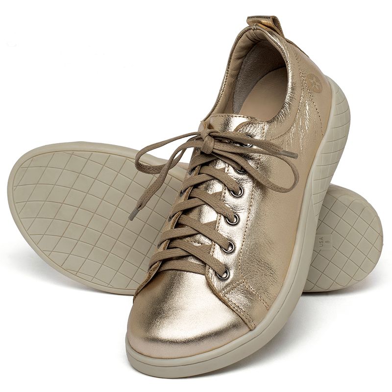 Laranja_Lima_Shoes_Sapatos_Femininos___Tenis___Cano_Baixo_em_Couro_Metalizado_-_Codigo_-_148083_2