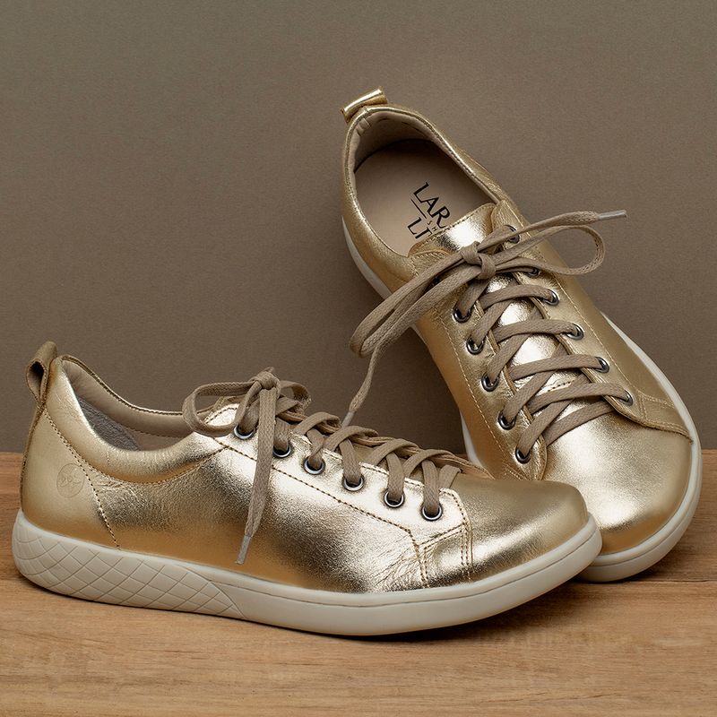Laranja_Lima_Shoes_Sapatos_Femininos___Tenis___Cano_Baixo_em_Couro_Metalizado_-_Codigo_-_148083_3