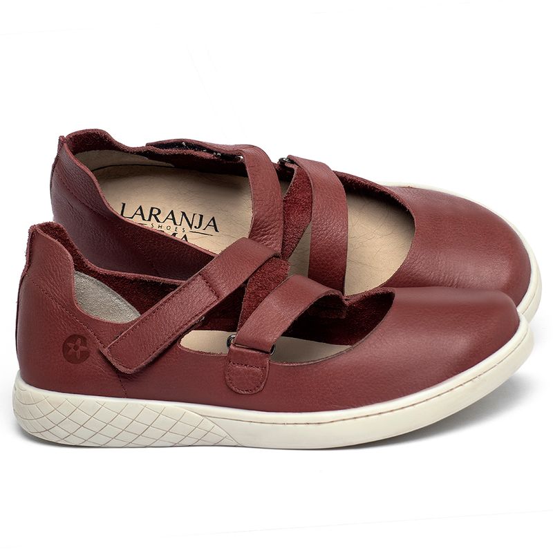 Laranja_Lima_Shoes_Sapatos_Femininos___Tenis___Cano_Baixo_em_Couro_Vermelho_-_Codigo_-_148086_1