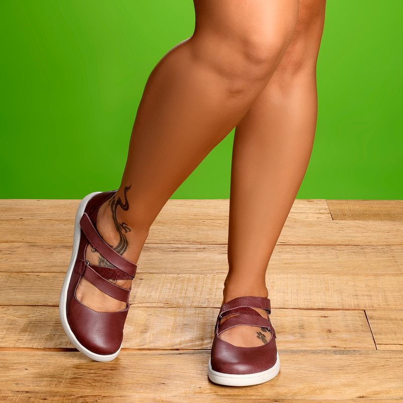 Laranja_Lima_Shoes_Sapatos_Femininos___Tenis___Cano_Baixo_em_Couro_Vermelho_-_Codigo_-_148086_7