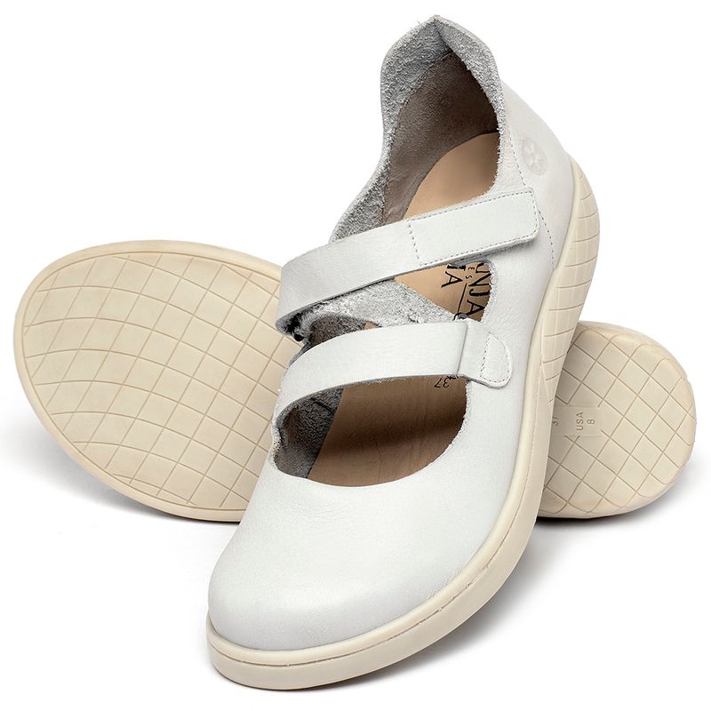 Laranja_Lima_Shoes_Sapatos_Femininos___Tenis___Cano_Baixo_em_Couro_Off-White_-_Codigo_-_148086_2