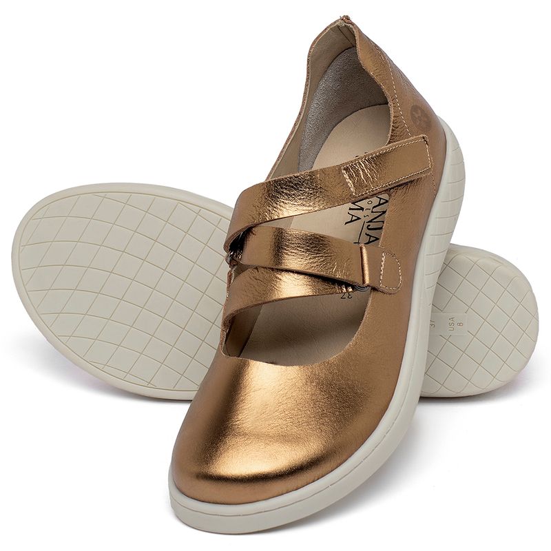 Laranja_Lima_Shoes_Sapatos_Femininos___Tenis___Cano_Baixo_em_Couro_Metalizado_-_Codigo_-_148086_2
