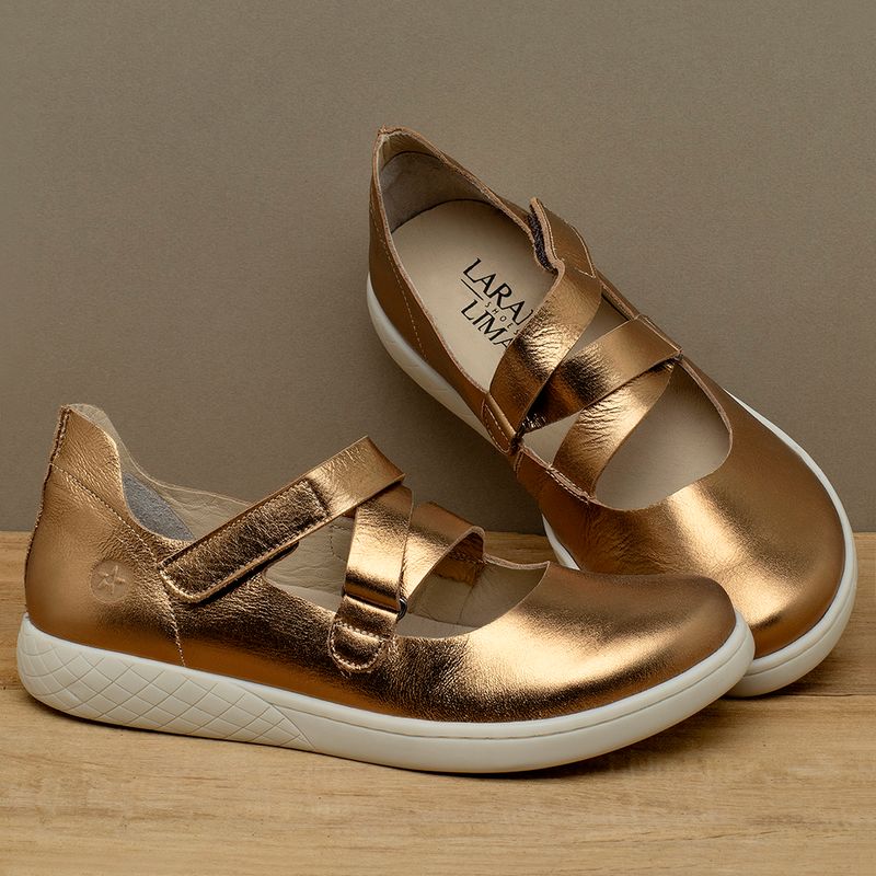 Laranja_Lima_Shoes_Sapatos_Femininos___Tenis___Cano_Baixo_em_Couro_Metalizado_-_Codigo_-_148086_3