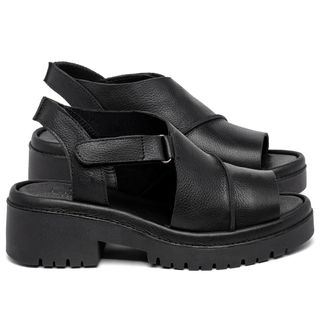 Sandália   Boho Salto de 5 cm Preto - Codigo - 153063