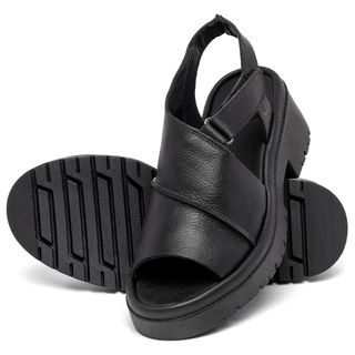 Sandália   Boho Salto de 5 cm Preto - Codigo - 153063