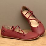 Laranja_Lima_Shoes_Sapatos_Femininos___Sapatilha___Bico_Quadrado_em_Couro_Vermelho_-_Codigo_-_9471_3