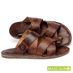 Laranja_Lima_Shoes_Sapatos_Masculinos___Rasteira_em_Couro_Marrom_-_Codigo_-_156052_1