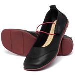 Laranja_Lima_Shoes_Sapatos_Femininos___Sapatilha___Bico_Quadrado_em_Couro_Preto_-_Codigo_-_9617_2