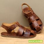 Laranja_Lima_Shoes_Sapatos_Masculinos___Rasteira_em_Couro_Marrom_-_Codigo_-_156056_3