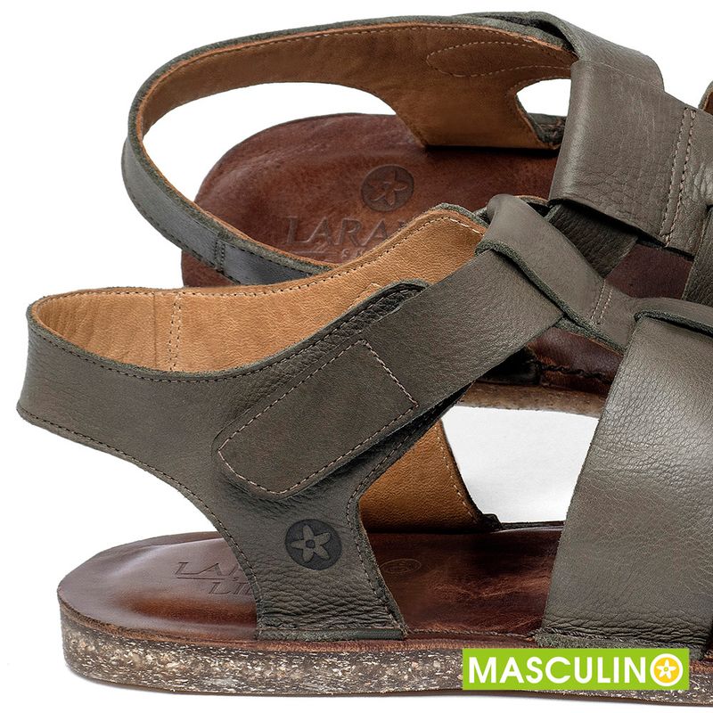 Laranja_Lima_Shoes_Sapatos_Masculinos___Rasteira_em_Couro_Musgo_-_Codigo_-_156056_5