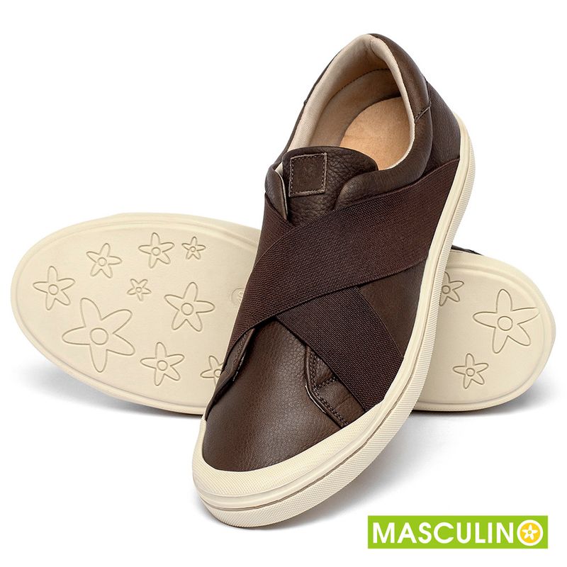 Laranja_Lima_Shoes_Sapatos_Masculinos___Tenis_Masculino___Cano_Baixo_em_Couro_Cafe_-_Codigo_-_158014_2