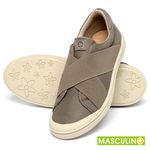 Laranja_Lima_Shoes_Sapatos_Masculinos___Tenis_Masculino___Cano_Baixo_em_Couro_Cinza_-_Codigo_-_158014_2