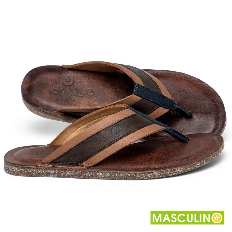 Laranja_Lima_Shoes_Sapatos_Masculinos___Rasteira_em_Couro_Cafe_-_Codigo_-_156054_1