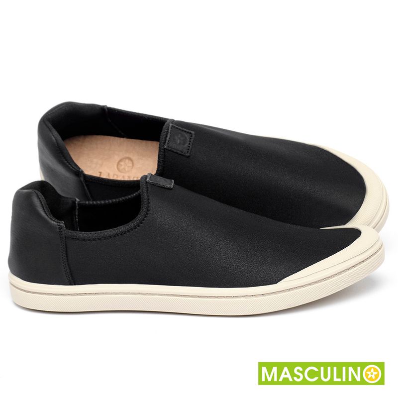 Laranja_Lima_Shoes_Sapatos_Masculinos___Tenis_Masculino___Cano_Baixo_em_Neoprene_Preto_-_Codigo_-_158016_1