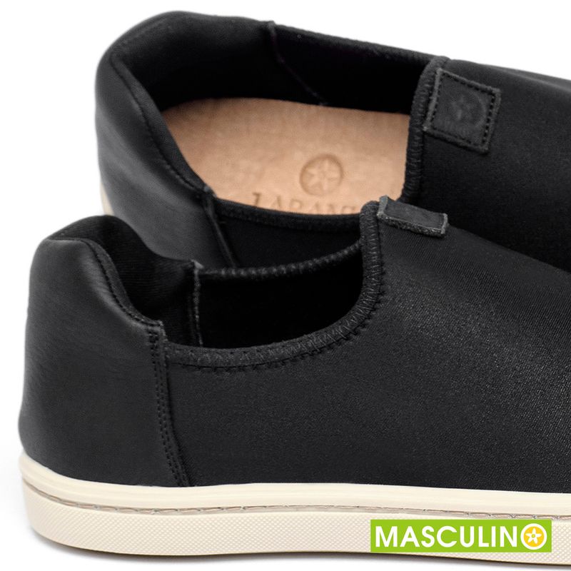 Laranja_Lima_Shoes_Sapatos_Masculinos___Tenis_Masculino___Cano_Baixo_em_Neoprene_Preto_-_Codigo_-_158016_5