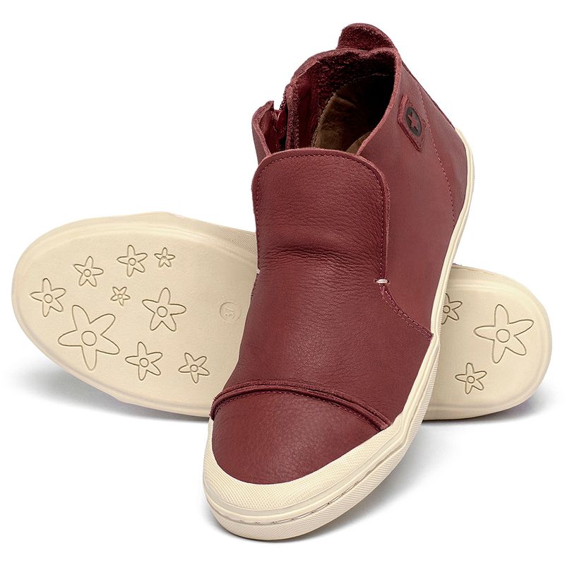 Laranja_Lima_Shoes_Sapatos_Femininos___Tenis___Cano_Alto_em_Couro_Vermelho_-_Codigo_-_156078_2