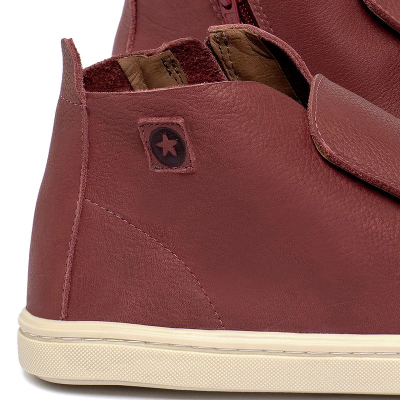 Laranja_Lima_Shoes_Sapatos_Masculinos___Tenis_Masculino___Cano_Alto_em_Couro_Vermelho_-_Codigo_-_156072_5