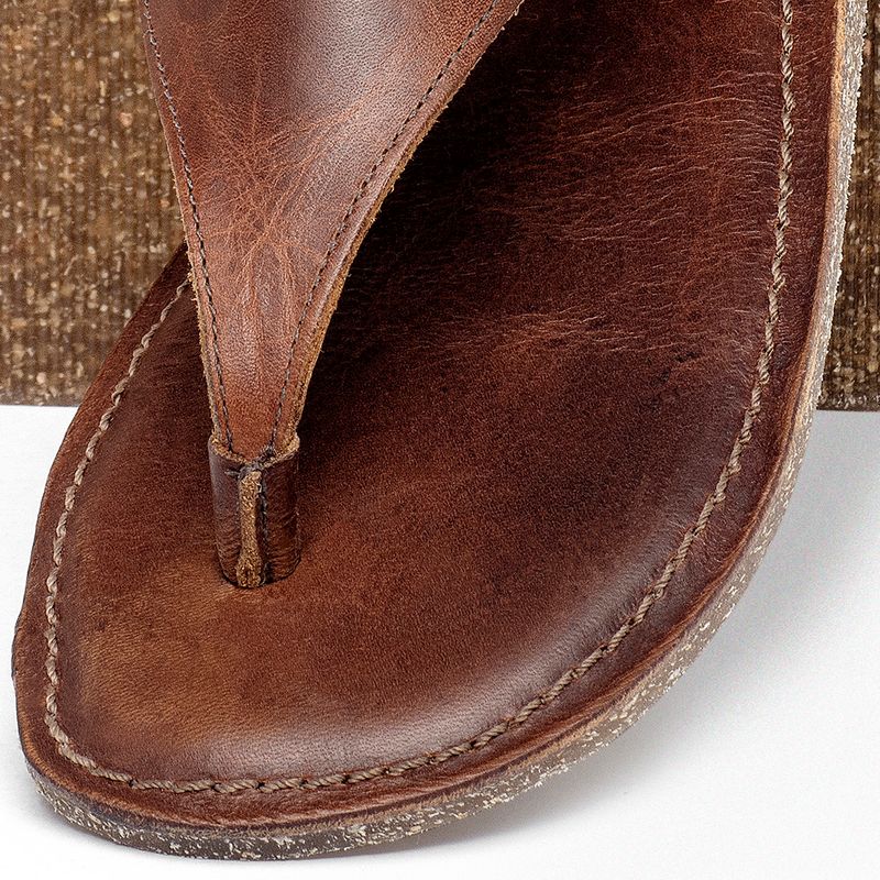 Laranja_Lima_Shoes_Sapatos_Femininos___Sandalia_Rasteira___Flat_em_Couro_Marrom_-_Codigo_-_156063_6