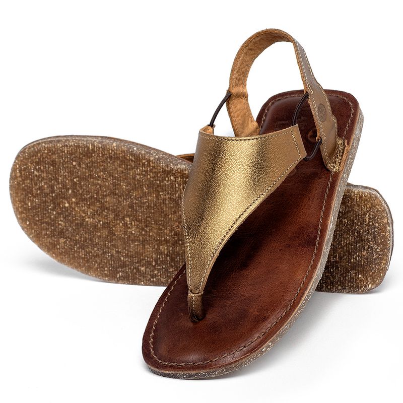 Laranja_Lima_Shoes_Sapatos_Femininos___Sandalia_Rasteira___Flat_em_Couro_Metalizado_-_Codigo_-_156063_2