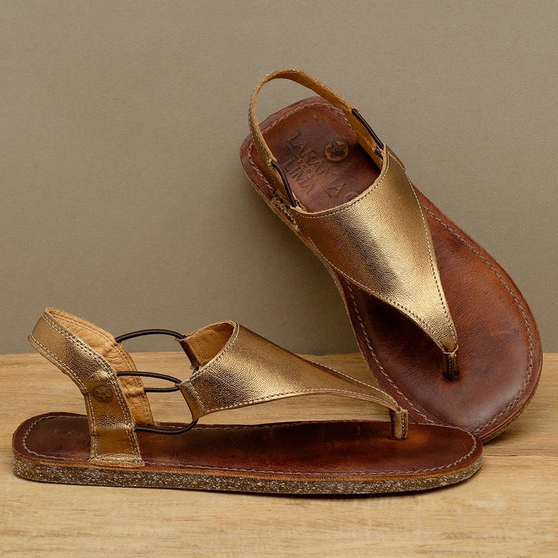Laranja_Lima_Shoes_Sapatos_Femininos___Sandalia_Rasteira___Flat_em_Couro_Metalizado_-_Codigo_-_156063_3