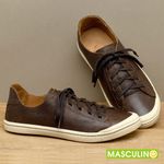 Laranja_Lima_Shoes_Sapatos_Masculinos___Tenis_Masculino___Cano_Baixo_em_Couro_Cafe_-_Codigo_-_158015_3