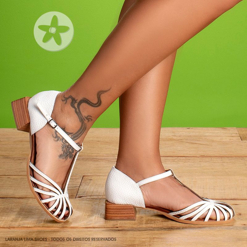 Laranja_Lima_Shoes_Sapatos_Femininos___Sandalia___Laranja_Lima_Shoes_Classic_Salto_de_3_cm_em_Couro_Off-White_-_Codigo_-_3935_7