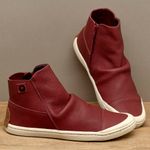 Laranja_Lima_Shoes_Sapatos_Masculinos___Tenis_Masculino___Cano_Alto_em_Couro_Vermelho_-_Codigo_-_156071_3