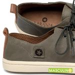 Laranja_Lima_Shoes_Sapatos_Masculinos___Tenis_Masculino___Cano_Baixo_em_Couro_Musgo_-_Codigo_-_156073_5