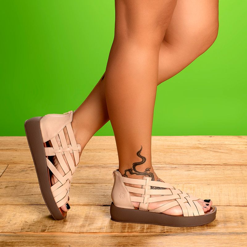 Laranja_Lima_Shoes_Sapatos_Femininos___Sandalia___Boho_Salto_de_4_cm_em_Couro_Nude_-_Codigo_-_3919_8