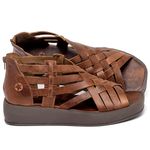 Laranja_Lima_Shoes_Sapatos_Femininos___Sandalia___Boho_Salto_de_4_cm_em_Couro_Marrom_-_Codigo_-_3919_3