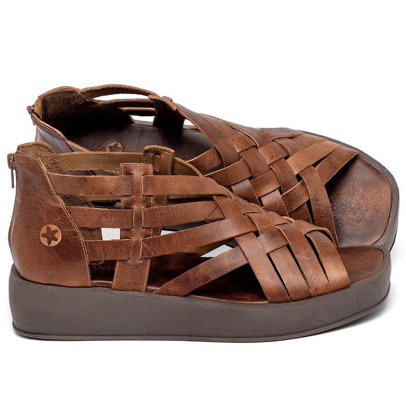 Laranja_Lima_Shoes_Sapatos_Femininos___Sandalia___Boho_Salto_de_4_cm_em_Couro_Marrom_-_Codigo_-_3919_3