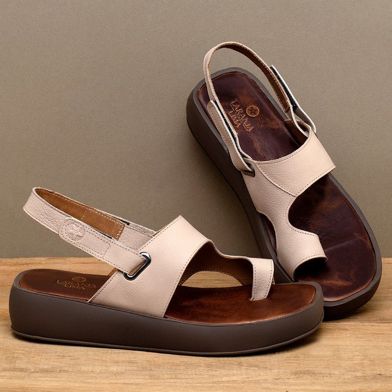 Laranja_Lima_Shoes_Sapatos_Femininos___Sandalia___Boho_Salto_de_4_cm_em_Couro_Nude_-_Codigo_-_3920_3