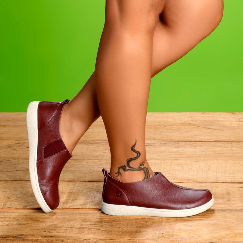 Laranja_Lima_Shoes_Sapatos_Femininos___Tenis___Cano_Baixo_em_Couro_Vermelho_-_Codigo_-_148084_8