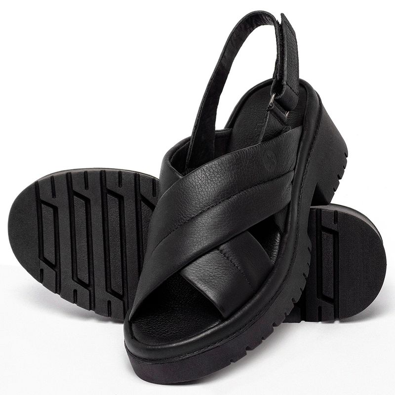 Laranja_Lima_Shoes_Sapatos_Femininos___Sandalia___Boho_Salto_de_5_cm_em_Couro_Preto_-_Codigo_-_153062_2
