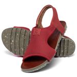 Laranja_Lima_Shoes_Sapatos_Femininos___Sandalia_Rasteira___Flat_em_Neoprene_Vermelho_-_Codigo_-_158011_2