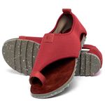 Laranja_Lima_Shoes_Sapatos_Femininos___Sandalia_Rasteira___Flat_em_Neoprene_Vermelho_-_Codigo_-_158012_2