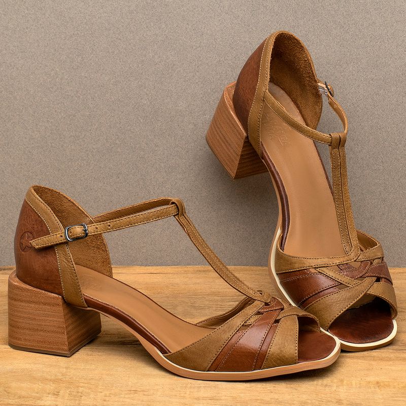Laranja_Lima_Shoes_Sapatos_Femininos___Sandalia___Laranja_Lima_Shoes_Classic_Salto_de_5_cm_em_Couro_Bicolor_-_Codigo_-_3882_3