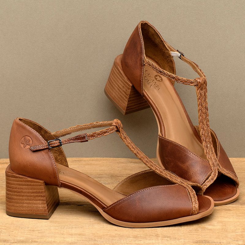 Laranja_Lima_Shoes_Sapatos_Femininos___Sandalia___Laranja_Lima_Shoes_Classic_Salto_de_5_cm_em_Couro_Marrom_-_Codigo_-_3884_3