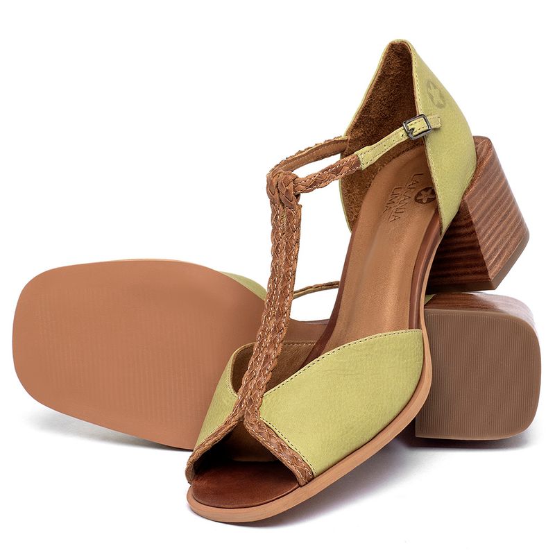 Laranja_Lima_Shoes_Sapatos_Femininos___Sandalia___Laranja_Lima_Shoes_Classic_Salto_de_5_cm_em_Couro_Verde_-_Codigo_-_3884_2