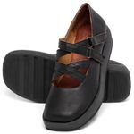Laranja_Lima_Shoes_Sapatos_Femininos___Sandalia___Boho_Salto_de_4_cm_em_Couro_Preto_-_Codigo_-_3979_2