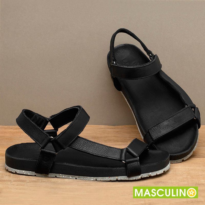 Laranja_Lima_Shoes_Sapatos_Masculinos___Rasteira_em_Couro_Preto_-_Codigo_-_156087_3
