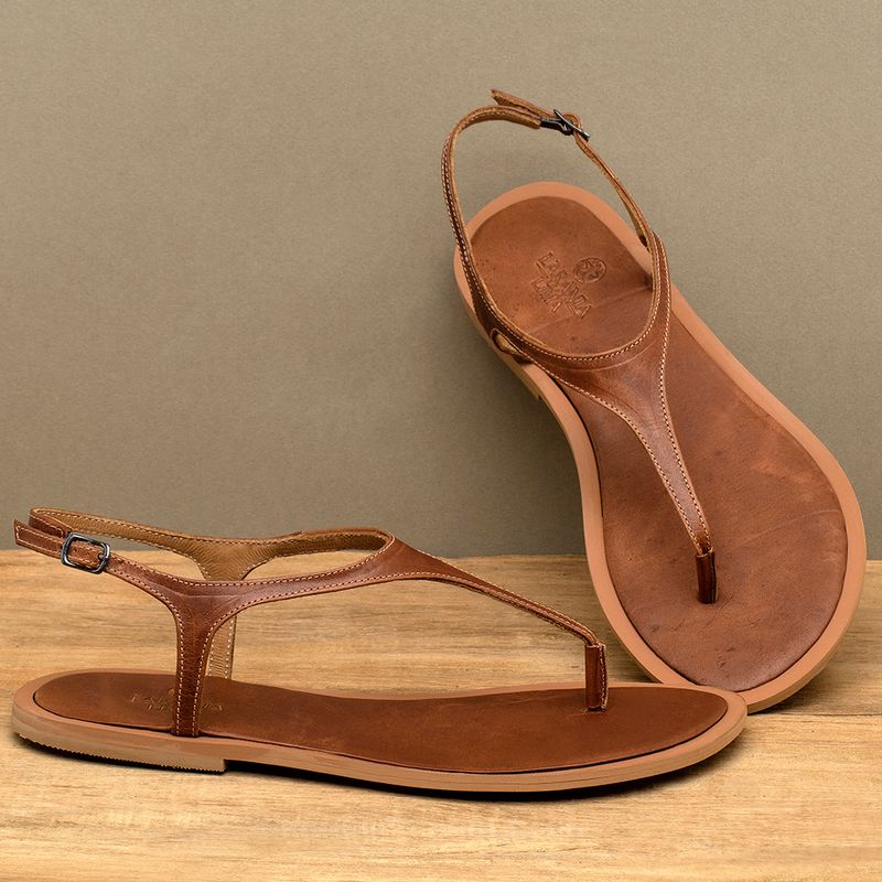 Laranja_Lima_Shoes_Sapatos_Femininos___Sandalia_Rasteira___Flat_em_Couro_Marrom_-_Codigo_-_157024_3